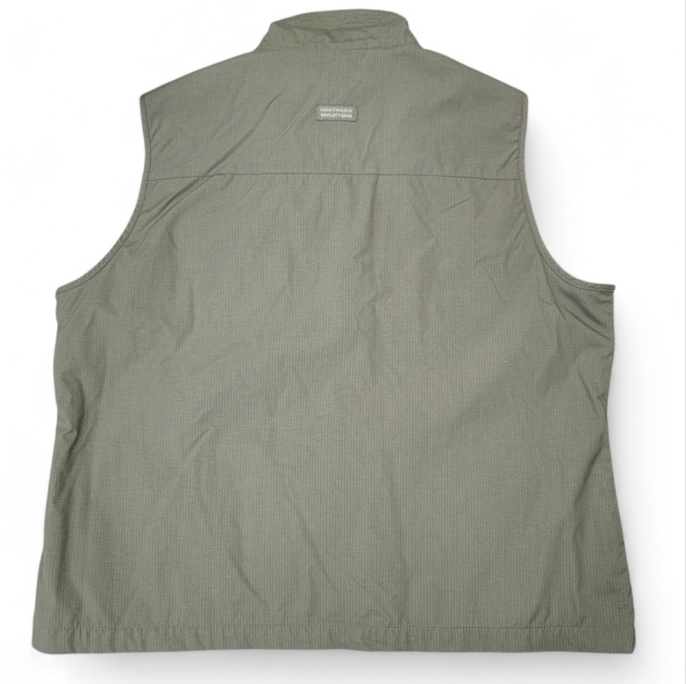 Northern Reflections Green Utility Cargo Vest Outdoor Coastal Gorpcore Womens XL - Picture 5 of 17